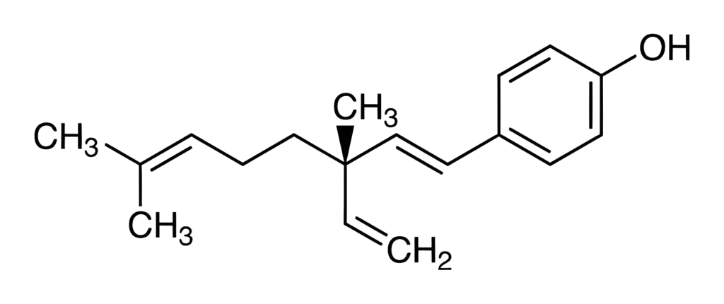 Chemical structure of Bakuchiol
