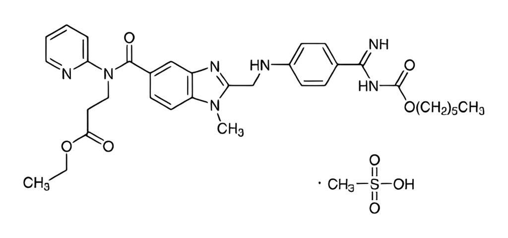 Chemical structure of Dabigatran Etexilate Mesylate
