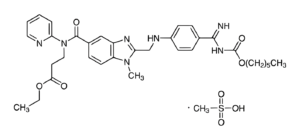 Chemical structure of Dabigatran Etexilate Mesylate