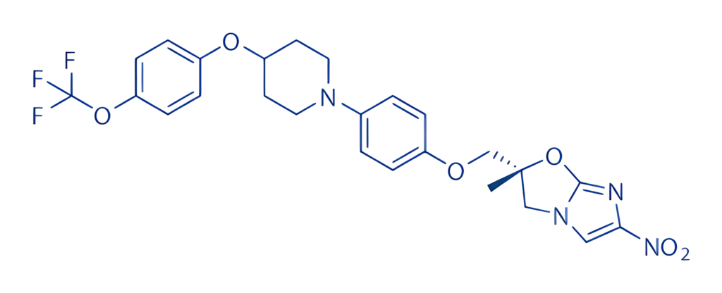 Chemical structure of Delamanid