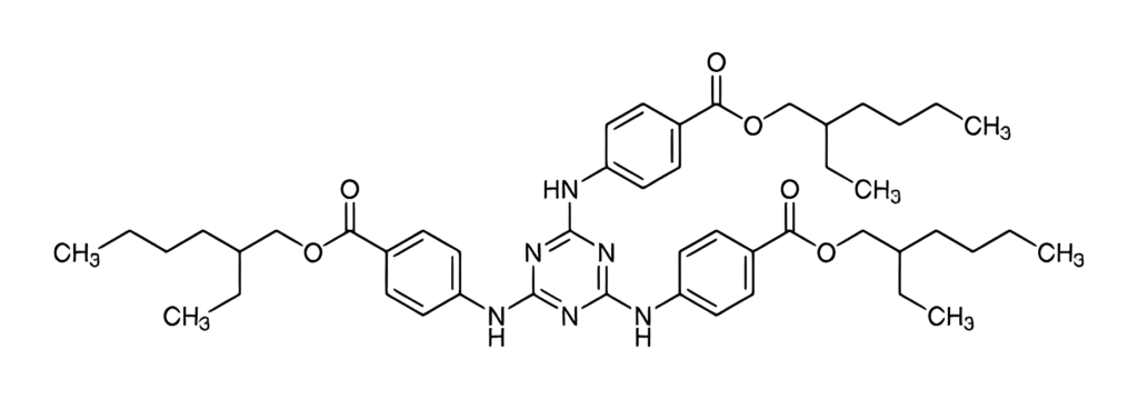Chemical structure of EHT Triazone