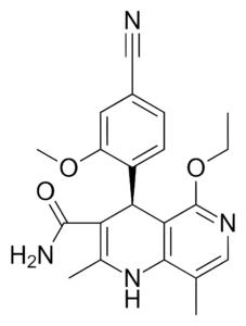 Chemical structure of Finerenone