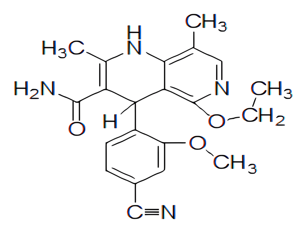 Chemical structure of Racemic Finerenone