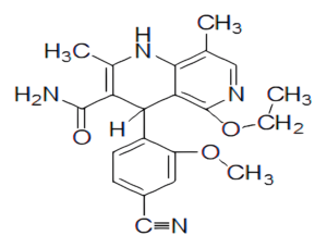 Chemical structure of Racemic Finerenone