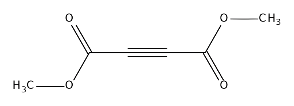 Chemical structure of Dimethyl Acetylene Dicarboxylate