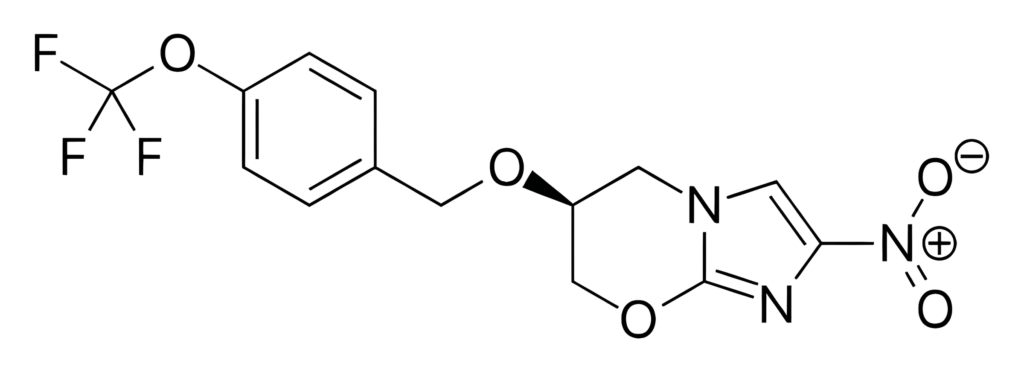 Chemical structure of Pretomanid