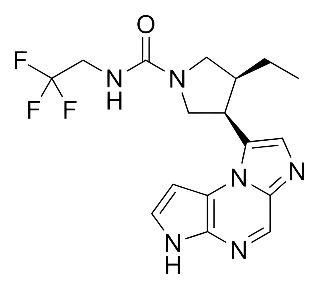 Chemical structure of Upadacitinib